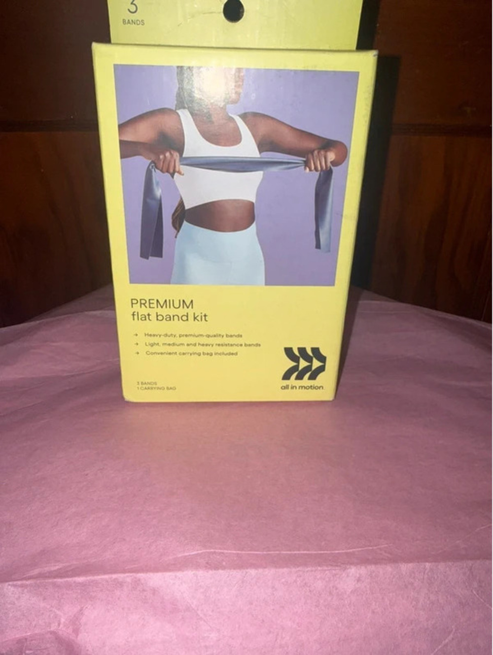 All In Motion Premium Flat Band Kit Resistance Bands Workout Set NWT